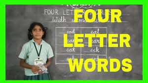 four letter words in english with