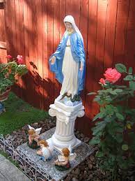 Virgin Mary Statue Garden