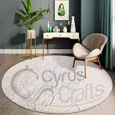 round carpet how to style a large