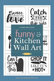 Kitchen Wall Art Printables