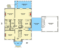 Center Hall Colonial House Plan