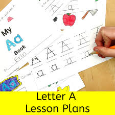 letter a lesson plans for kindergarten