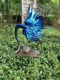 Custom Outdoor Metal Bird Sculptures