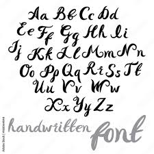 hand lettering alphabet design