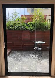 Retro Fit Glass Doors Courtyard