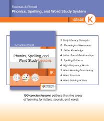 Phonics Spelling And Word Study System For Kindergarten