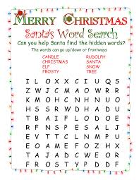 Let's find the following halloween words in the puzzle: Word Search North Pole News