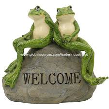 Frog Statue Garden Resin Frogs