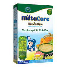 CHÍNH HÃNG] Bột ăn dặm Metacare vị heo rau ngót bí ngô dinh dưỡng toàn diện cho  bé tinh anh, khỏe mạnh