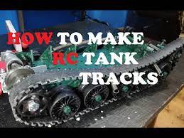 rc tank tracks from rubber diy t34