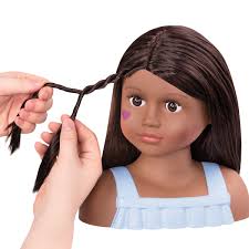nessa styling head doll with
