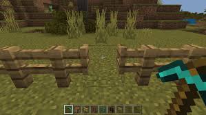 how to make a fence in minecraft