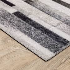 oriental weavers myers park myp19 grey charcoal 5 x 7 area rug