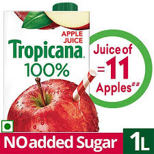 tropicana 100 juice apple 1 l