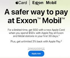 Apply for the exxonmobil smart card through the exxon mobil rewards+ app and get 6 cents off every gallon, every day with the exxonmobil smart card.*** Apple Card 50 Signup Bonus When You Spend 50 At Exxonmobil Doctor Of Credit