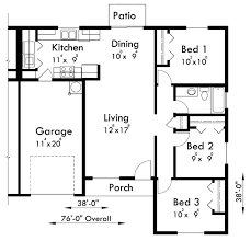 3 Bedroom Duplex House Plans