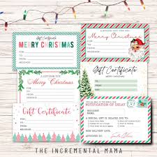 6 free printable gift certificate