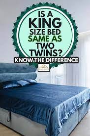 a king size bed the same as two twins