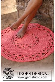 free crochet pattern round rug free