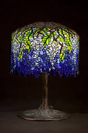 18 Wisteria Lamp Bespoke Glass