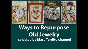 repurposed jewelry crafts ideas