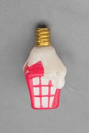 Vintage Figural Milk Glass Light Bulb