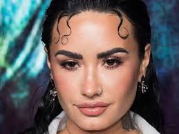 demi lovato looks ethereal in ab baring