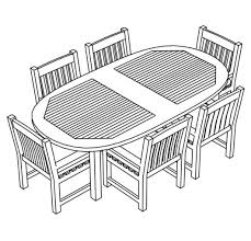 Oval Patio Dining Set Cover Style 9