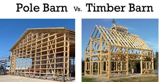 the pole barn vs the timber frame barn