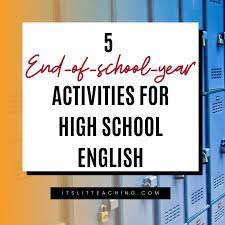 5 end of year activities for