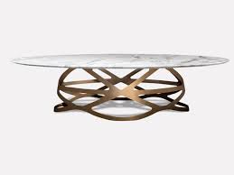Oval Table Oval Calacatta Marble And