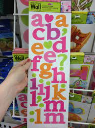 Stickers Turned Awesome Alphabet Art