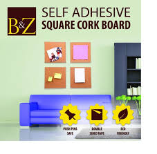 B Z Self Adhesive Sticky Cork Board