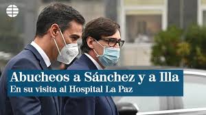Bronca a Pedro Sánchez en su primera visita a un hospital de Madrid | España