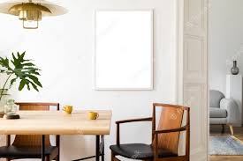 eclectic dining room interior