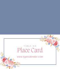 free printable place card templates