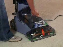 carpet cleaner that has reduced suction
