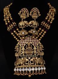 temple bridal jewellery set