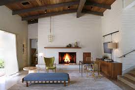 Mid Century Modern Fireplace