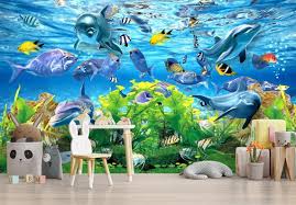 Fish Wall Mural Wallpaper
