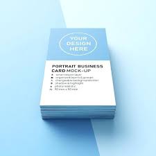 Portrait Business Card Template Avery Word