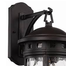 Black Outdoor Wall Light Sconce Lantern