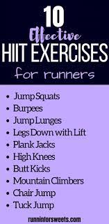 Effective Hiit Exercises For Runners