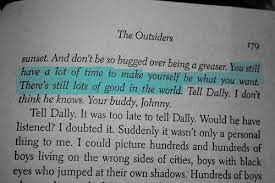 The outsiders is a touching story of male friendship among tough outcasts in the1960s. Stay Gold Ponyboy Stay Gold Jessica Moy Blog