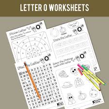 letter o worksheets for pre kids