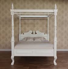 mahogany four poster canopy bed b021p