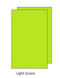 Paraspapermart A4 Color Paper 180 210 Gsm Pack Of 50 Sheets Light Green