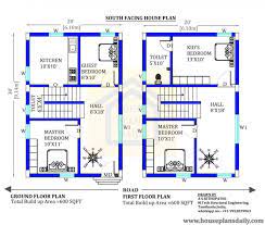 20x30 South Facing Home Plan House