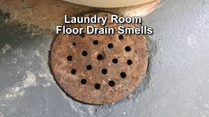 laundry room floor drain smells