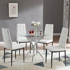 5 Pieces Modern Dining Table Sets